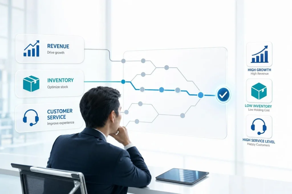 เมื่อ KPI ขัดกัน: AI Solution ช่วยตัดสินใจแบบ Data-Driven อย่างไร