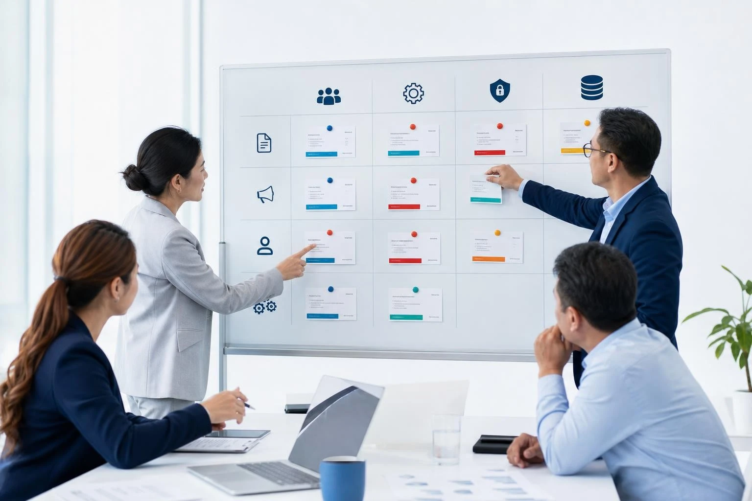 ทีมผู้บริหารและฝ่ายเทคนิคออกแบบ Model Decision Map ร่วมกัน