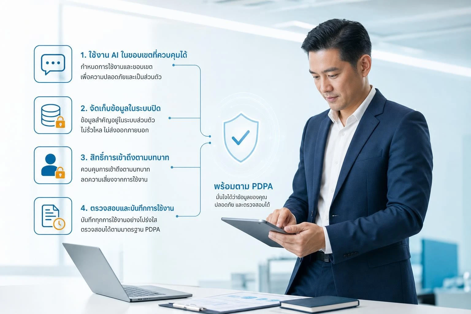 Private AI ให้พร้อมตาม PDPA: จาก Use Case สู่ระบบควบคุมข้อมูลที่ตรวจสอบได้